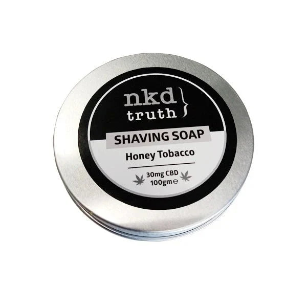NKD 30mg CBD Honey Tobacco Speciality Shaving Soap