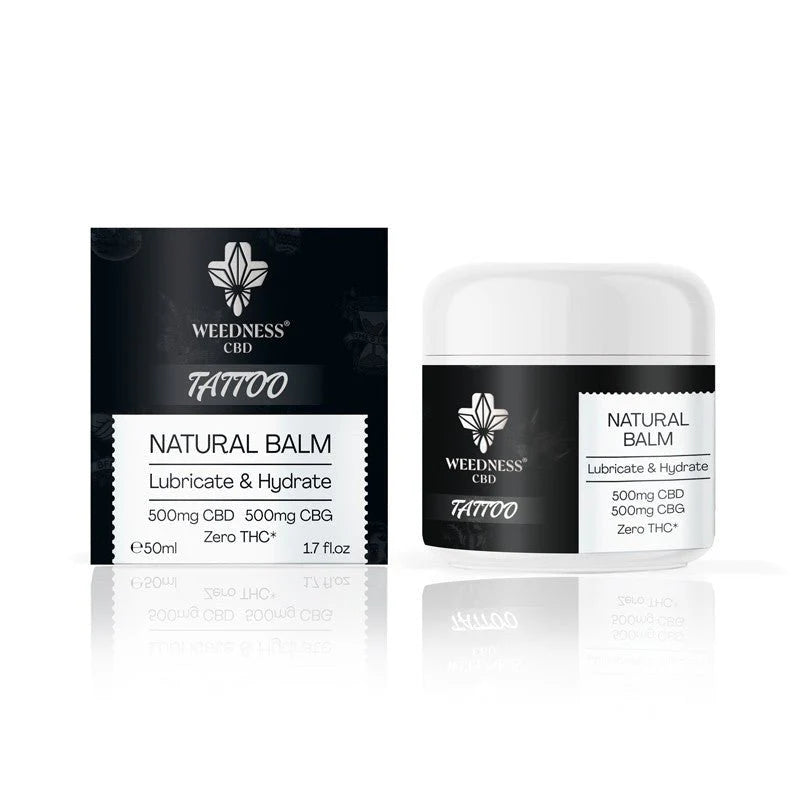 Weedness CBD Natural Tattoo Balm 500mg CBD (50ml)