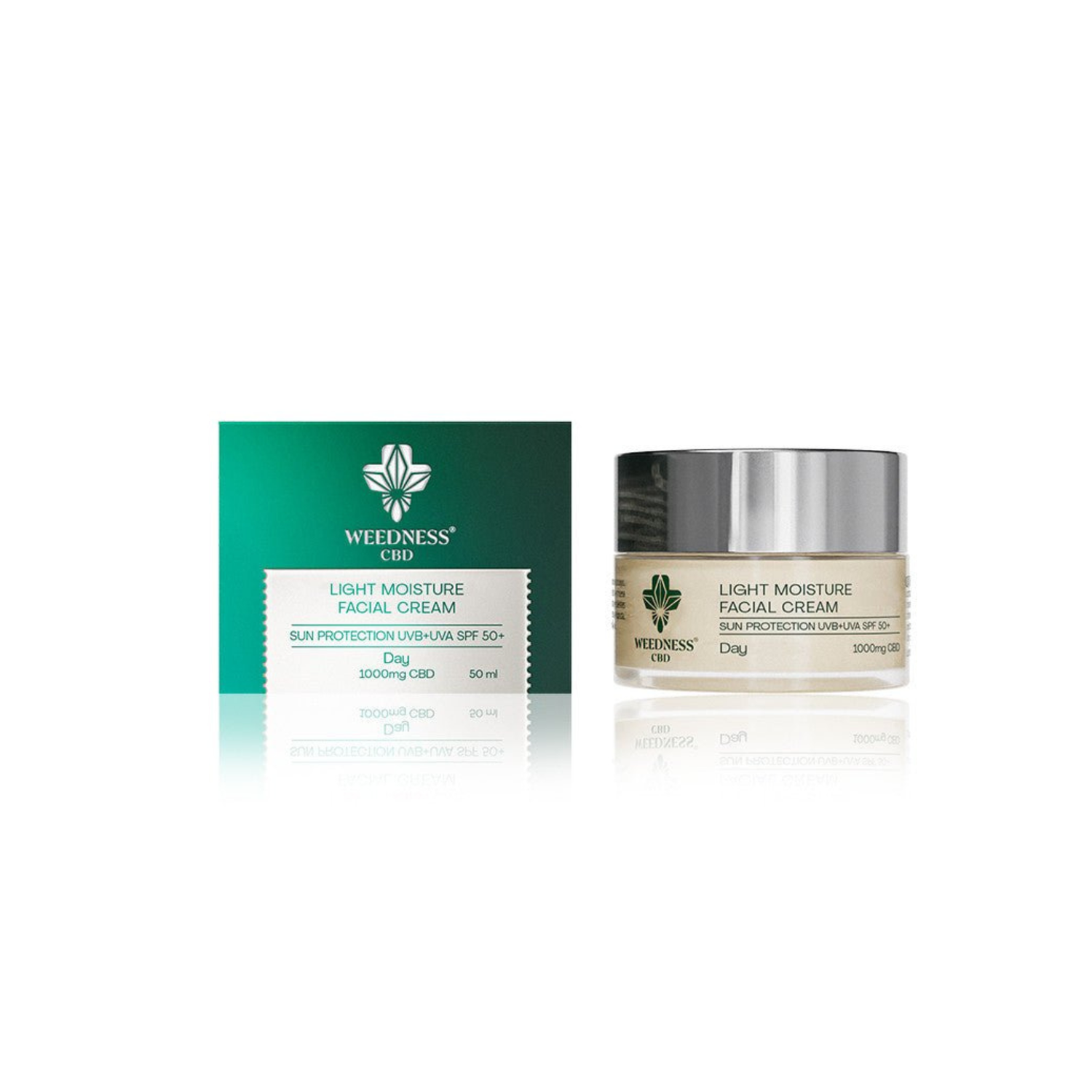 Weedness CBD Light Moisture Facial Cream (SPF 50+)