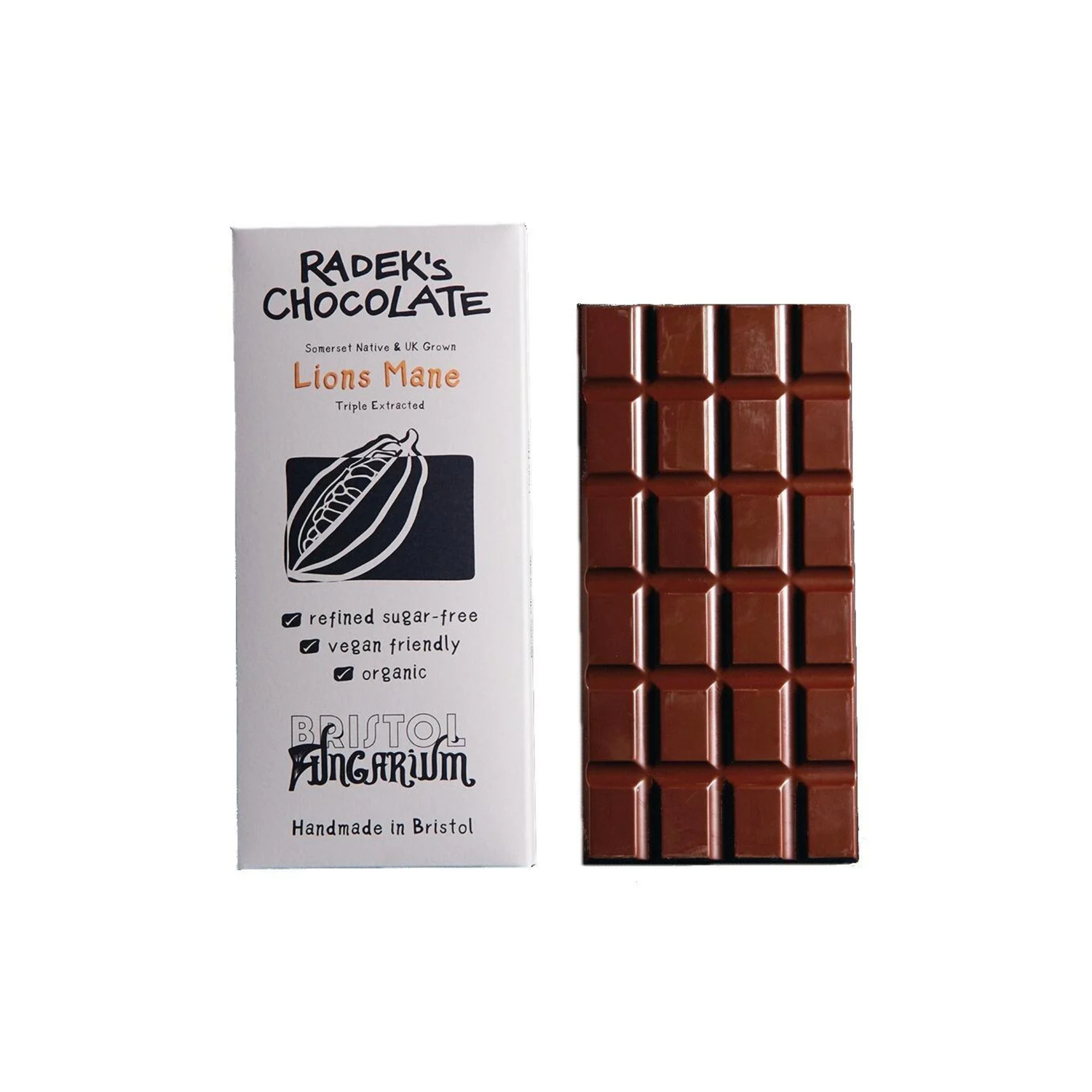 Lion's Mane Vegan Chocolate Bar